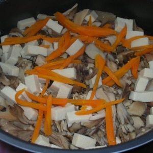 高野豆腐の炊き込みご飯